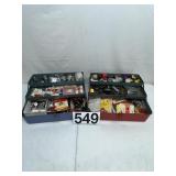 (2) TACKLE BOXES OF MISC PARTS