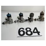 (4) MCCOY 19 ENGINES