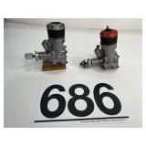 (2) MCCOY 40 ENGINES
