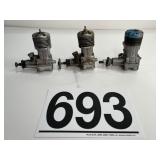(3) MCCOY 29 ENGINES