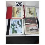 (2) BINDERS OF PHOTOS, PLANS & DRAWINGS
