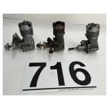(3) ENYA 19 SERIES ENGINES