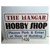 36X24 HOBBY SHOP TIN SIGN