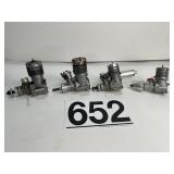 (4) SUPER TIGRE ENGINES