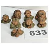 TOM CLARK 'WOODSPIRITS-ACORN HEADS'