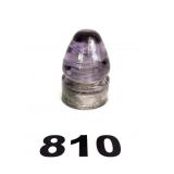 UNMARKED WORMSER BULLET-AMETHYST INSULATOR