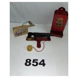 DOG TOY, GATOR TOY & MATCH SAFE