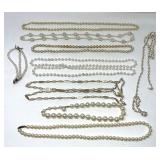 LOT OF FAUX PEARLS