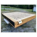 QUEEN SIZE-BED BASE W/(4) DRAWERS