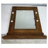 MODERN HANGING OAK MIRROR