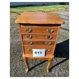 QUEEN ANNE LEG JEWELRY CABINET