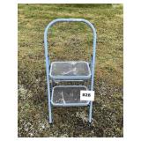 TWO STEP METAL STEP LADDER