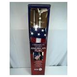 AMERICAN FLAG, POLE AND MOUNTING KIT