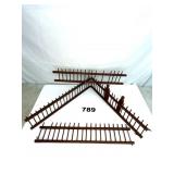(4) PCS OF DOLL HOUSE FENCE