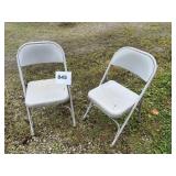 PR OF CHILDS FOLDING CHAIRS