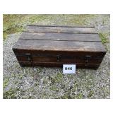 OLD STEAMER TRUNK
