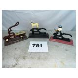 (3) THEMED NUT CRACKERS