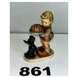GOEBEL HUMMEL (BEGGING HIS SHARE) FIGURINE