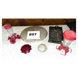 HUMMING BIRD FEEDERS, SUET HOLDER & MORE