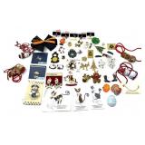 LOT OF SEASONAL PINS & MORE