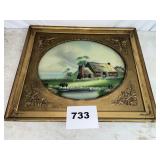 REVERSE PAINTING-DOES HAVE FRAME DAMAGE