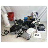 TEA MAKER, CD PLAYER, CAMERAS & MORE