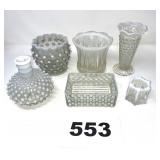 HOBNAIL OPALESCENT (6) PCS,