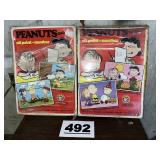 (2) 1960'S PEANUTS PAINT BY NUMBER SETS