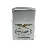 HOWE SOUND COMPANY ZIPPO LIGHTER