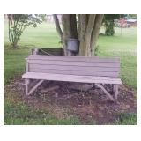 PR OF FOLDING WOODEN BENCHES - APPROX 6 FT LONG