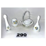 FENTON MILK GLASS LOT