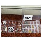 LOT OF COSTUME JEWELRY IN (2) PLASTIC BOXES