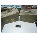 (2) AMMO BOXES