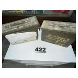 (2) AMMO BOXES
