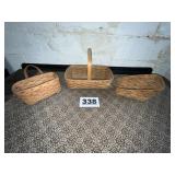 (3) LONGABERGER BASKETS