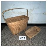 LONGABERGER MAGAZINE & BREAD BASKETS