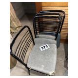 (4) FOLDING CHAIRS AND (2) MISC CHAIRS