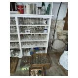 CANNING JARS & CONTENTS OF SHELF