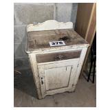 SMALL WASHSTAND CABINET-CHIPPY PAINT