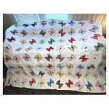 BUTTERFLY PATTERN QUILT (1950'S ??)