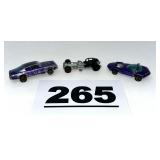 (3) HOTWHEELS REDLINE TOYS-POOR COND