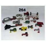 LOT OF MISC SMALL  MATCHBOX STYLE TOYS...
