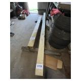 (12) FT 4 X 6 TREATED POST