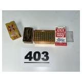22 MAG ROUNDS (1) FULL & (1) PARTIAL BOX