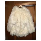 WILSOW TIBET LAMB FUR COAT SIZE (10-12)