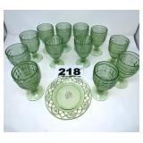 HAZEL ATLAS COLONIAL BLOCK GOBLETS & MORE