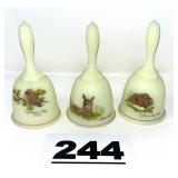 (3) FENTON MOTHER'S DAY BELLS