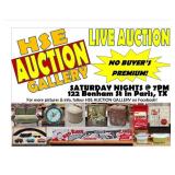 HSE AUCTION GALLERY - THURSDAY NIGHTS!