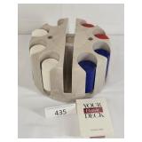 Plastic Chip Holder & One Deck of Cards