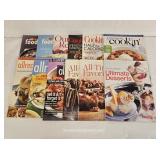 Mixed Lot Twelve Cooking-Recipe Magazines